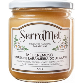Mel Cremoso de Flores de Laranjeira frasco 420 g - Serra Da Malcata