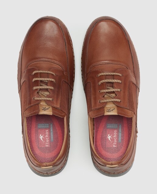 Zapatos de cordones de hombre Fluchos de piel en color Zapatos de cordones de hombre Fluchos de piel en color