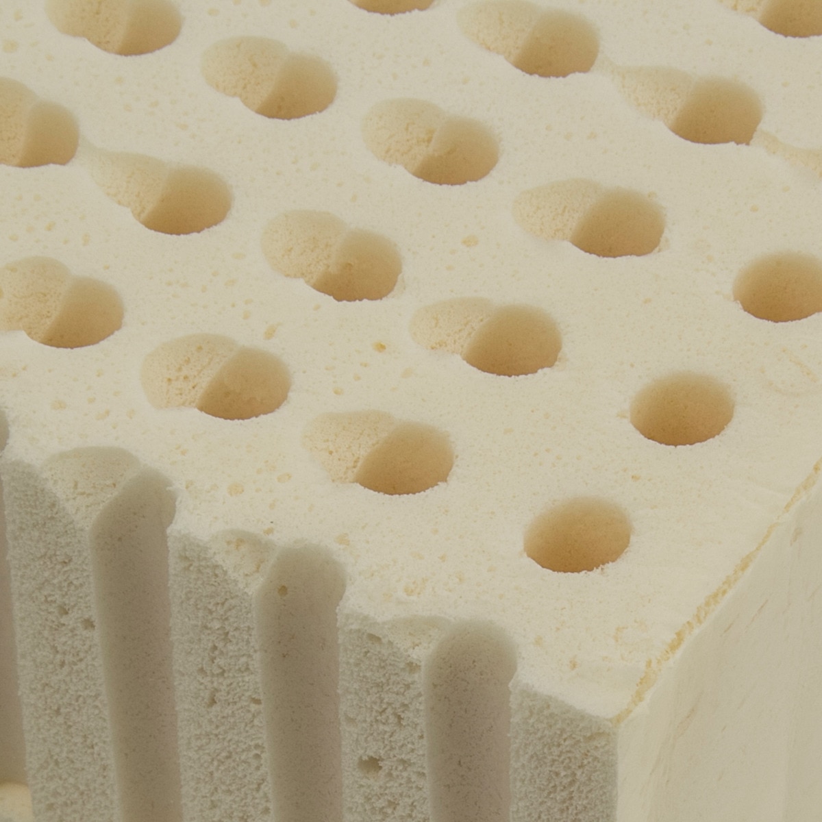 Colchón para Minicuna La Cigüeña de látex blanco Blanco-3