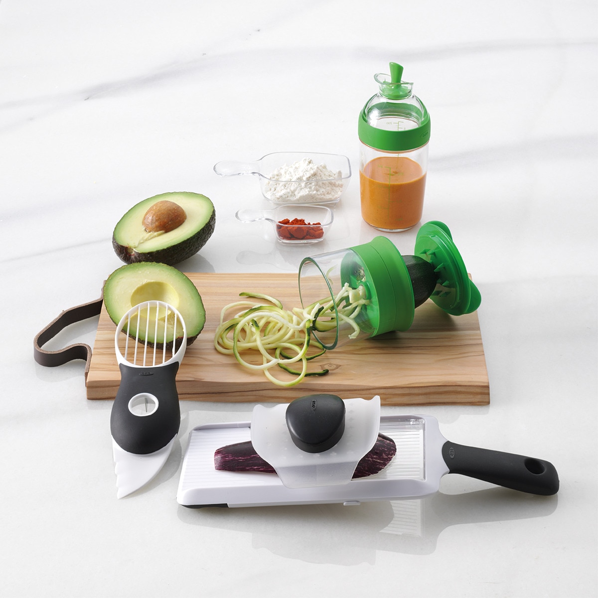 Pelador de aguacates 3 en 1 Good Grips oxo Blanco-6