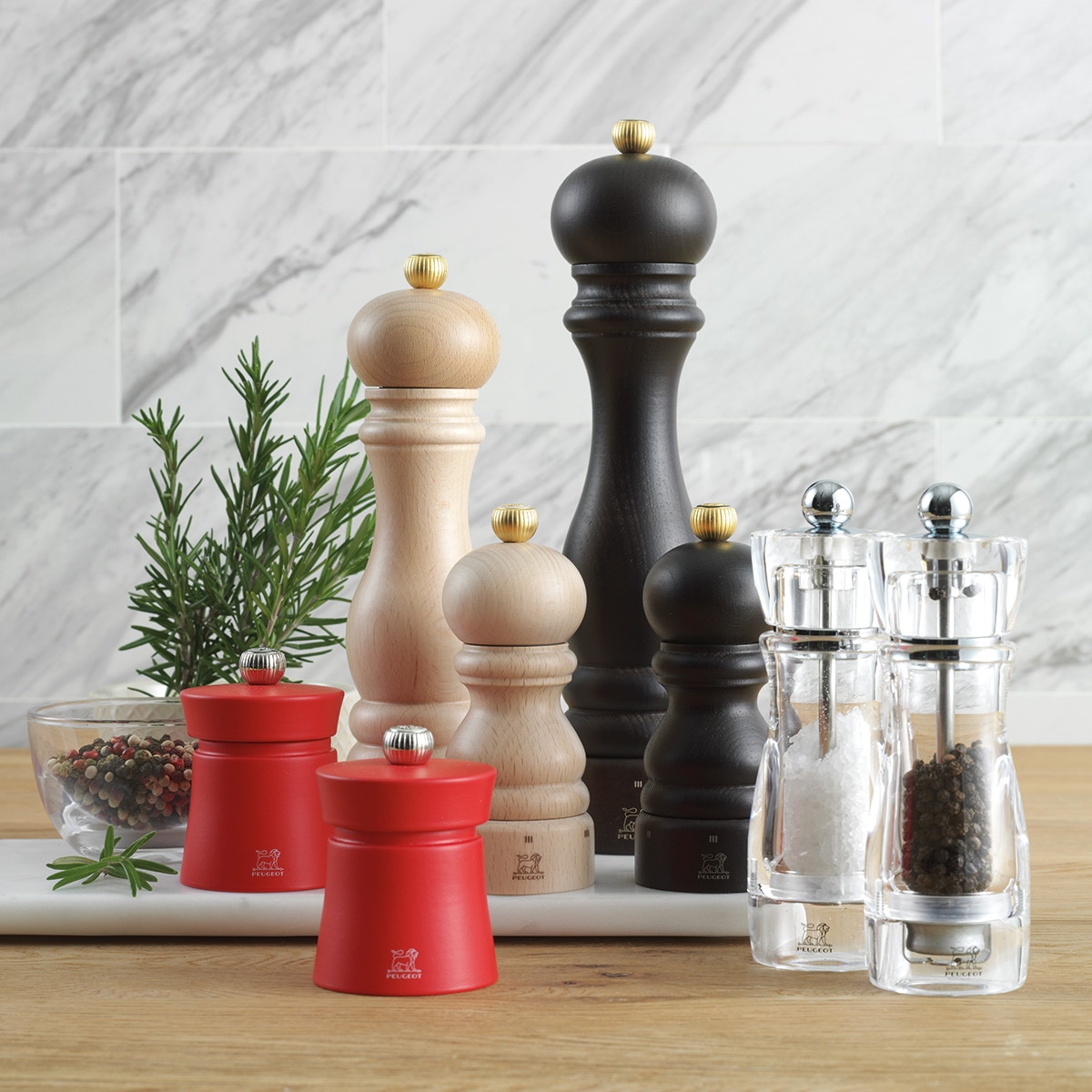 Mini Moedor de sal Paris Haya Peugeot Natural-2