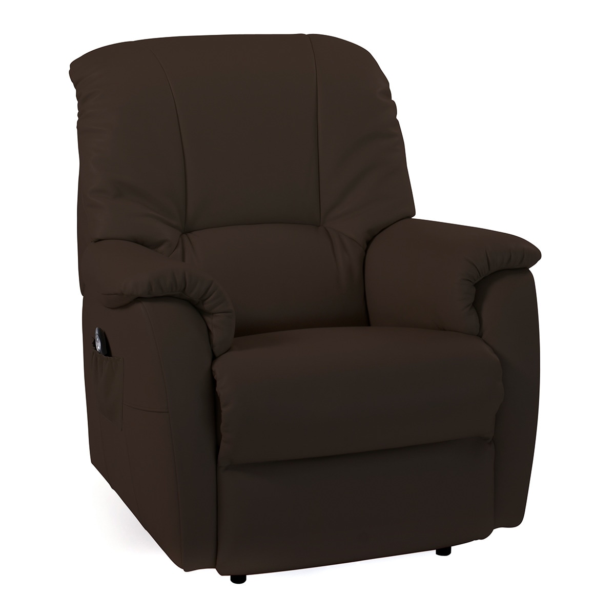 Imagem 0 de Poltrona em pele com relax eléctrico Power Lift e cabeça rebatível Catania