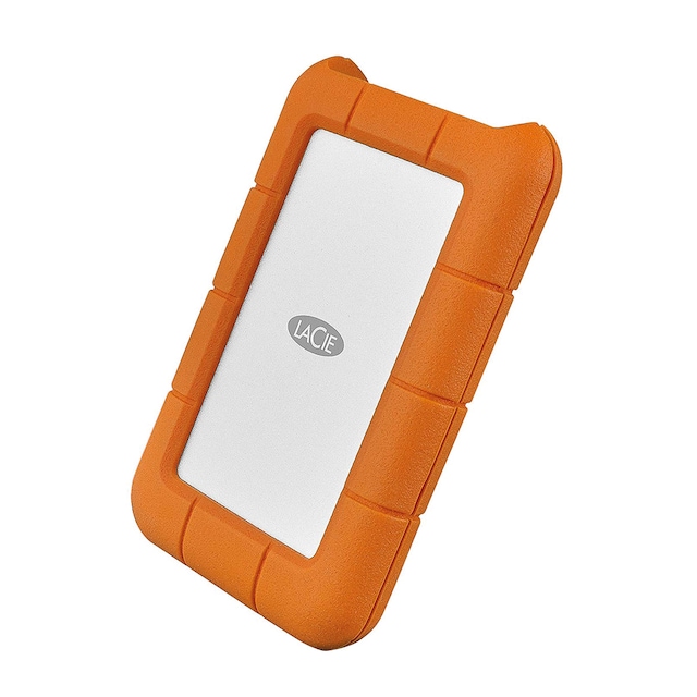Imagen 0 de Disco duro externo portátil LaCie Rugged 2TB USB-C naranja