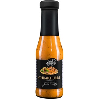 salsa chimichurri gran selección gourmet botella 295 g - Salsas Asturianas