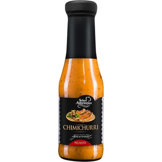 salsa chimichurri picante botella 295 g - Salsas Asturianas