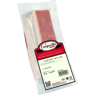 tocino fresco de cerdo ibérico envasado al vacío envase 300 g - Campovilla
