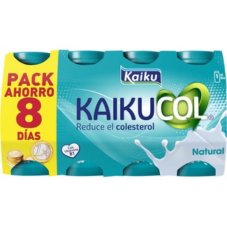 Kaikucol natural reduce el colesterol pack 8 unidades 65 ml pack ahorro - Kaiku