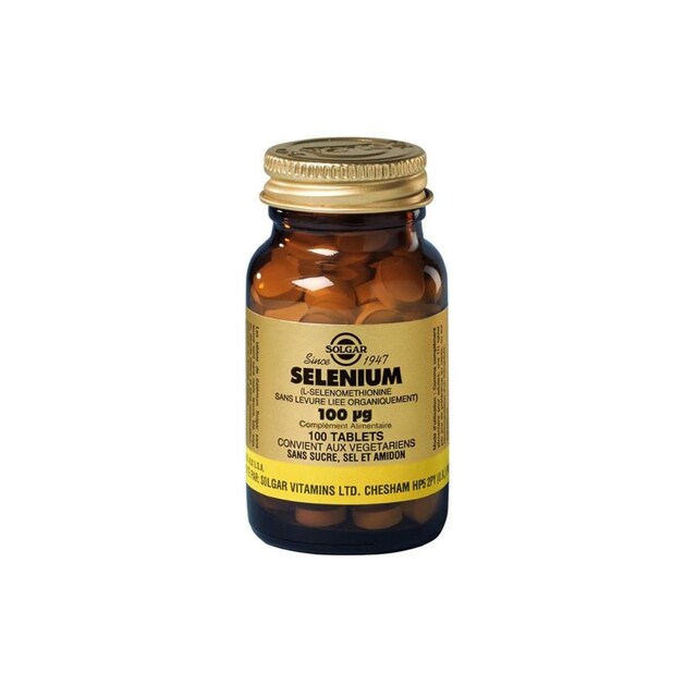 Imagem 0 de Suplemento Alimentar Selenio 100 mcg 100 Comp. Solgar