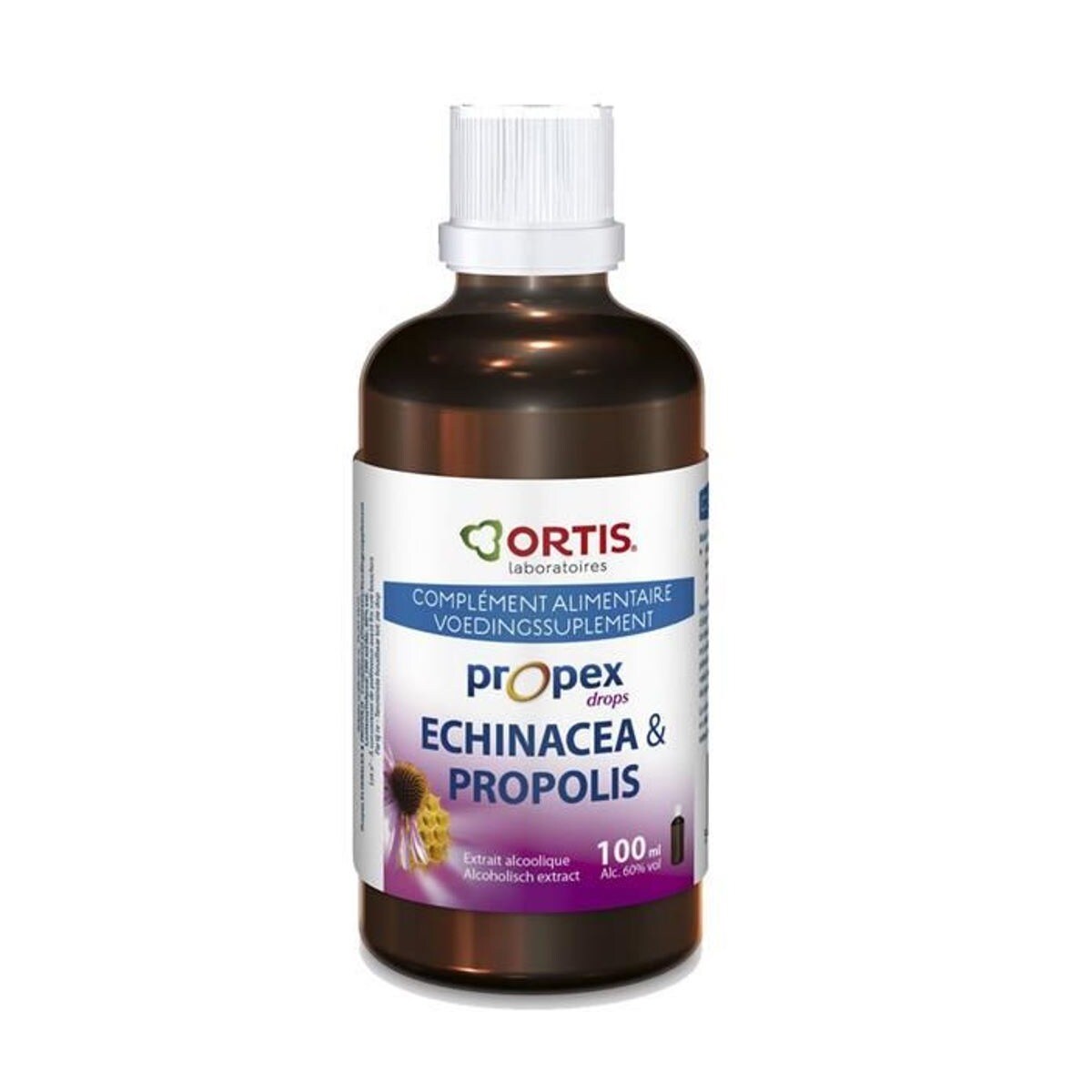 Suplemento Alimentar Propex Echinacea+Propolis Gotas 100ml Ortis 1