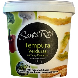 tempura verduras carnes y pescados envase 500 g - Santa Rita