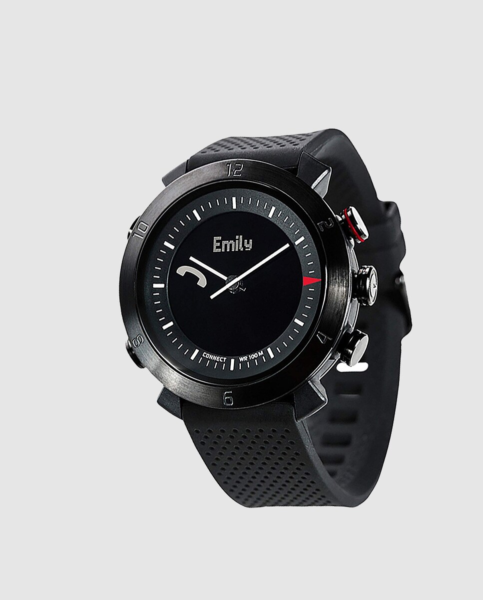 Cogito - Smartwatch Híbrido Classic Connected CW2.0-001-01 De Silicona Negro