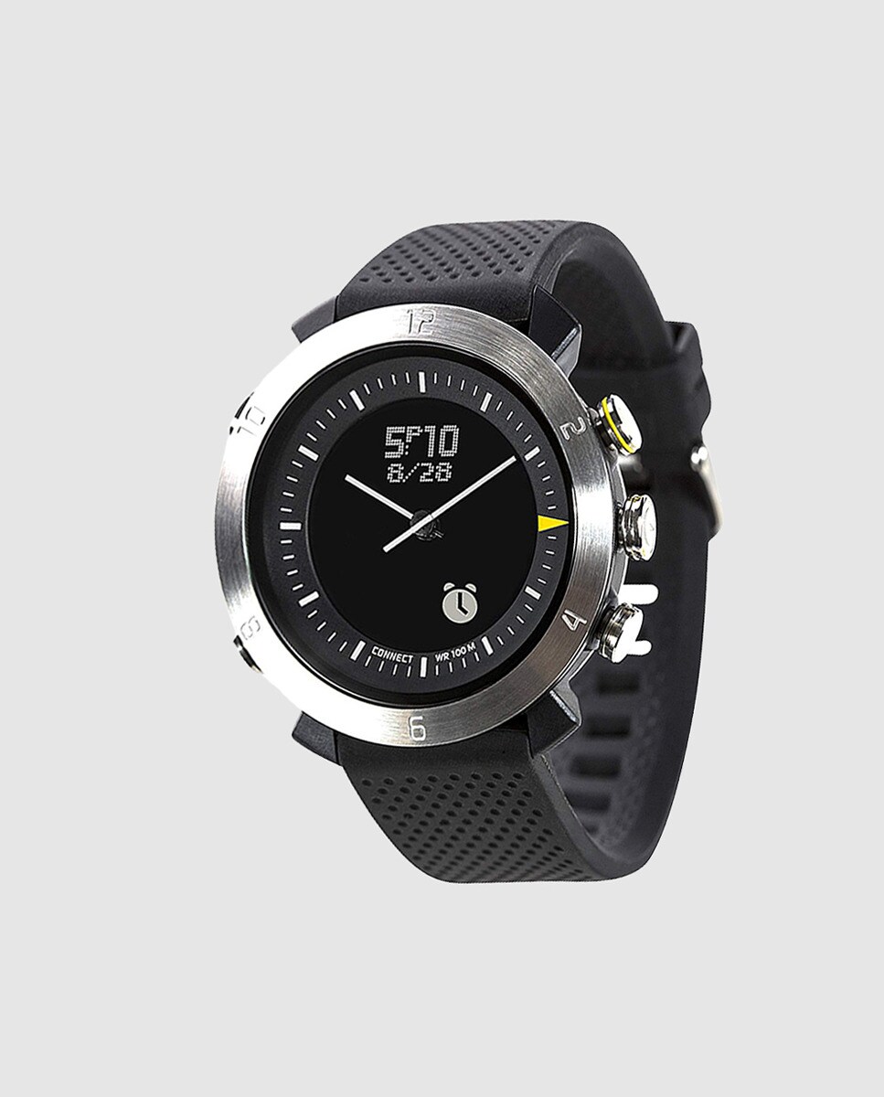 Cogito - Smartwatch Híbrido Classic Connected CW2.0-002-01 De Silicona Negro