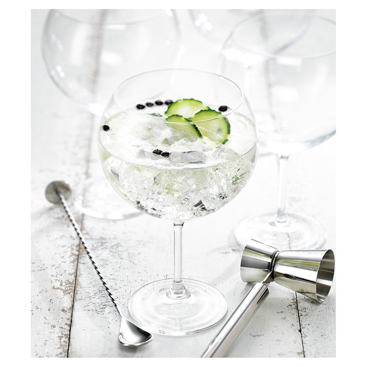 Jogo de 4 copos Gin Tonic Bohemia Transparente-3