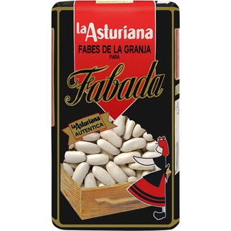 fabes de la granja para fabada paquete 500 g - La Asturiana