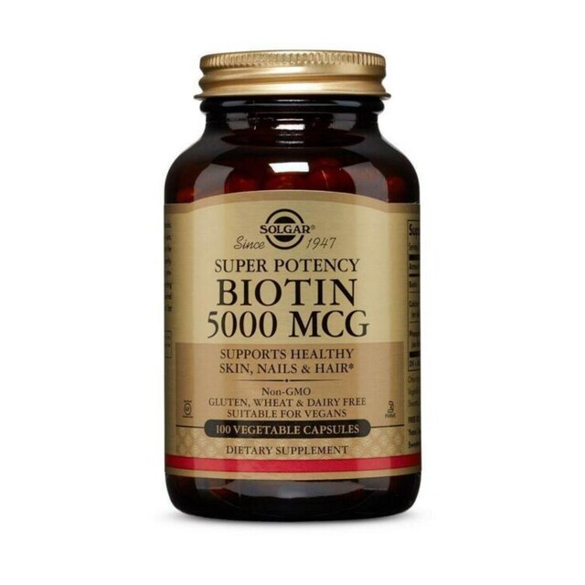 Imagem 0 de Suplemento Alimentar Biotina 5000 mg - 100 cápsulas