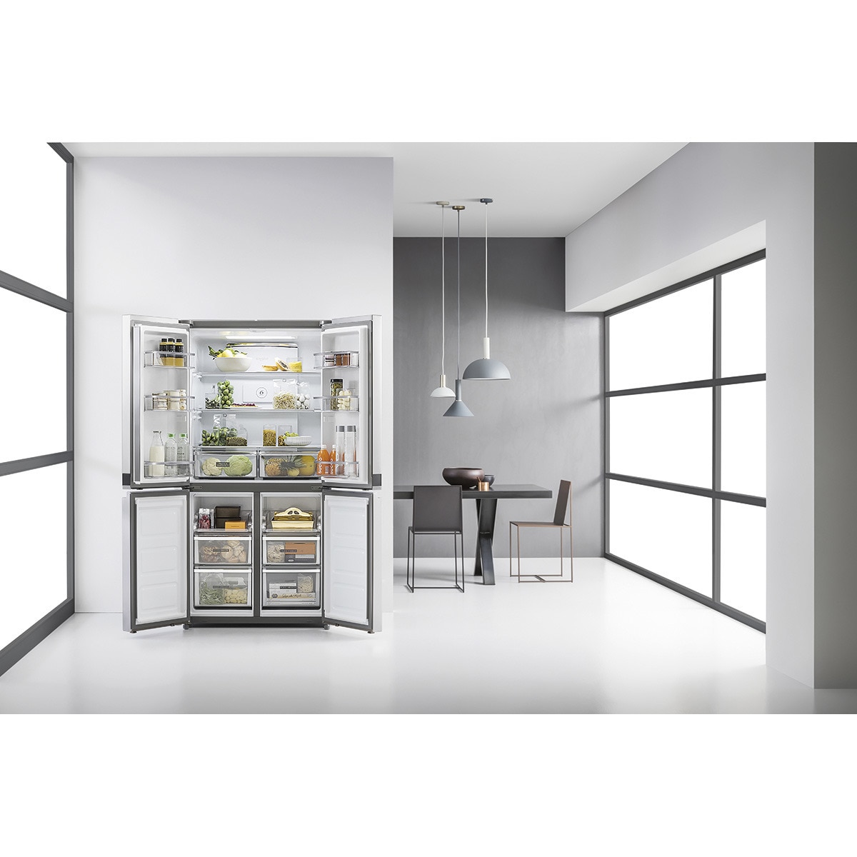 Frigorífico americano Whirlpool Total No Frost - WQ9E1L Inox-6