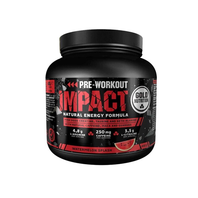 Imagem 0 de Suplemento Alimentar Pre Workout Impact Melancia 400g GoldNutrition