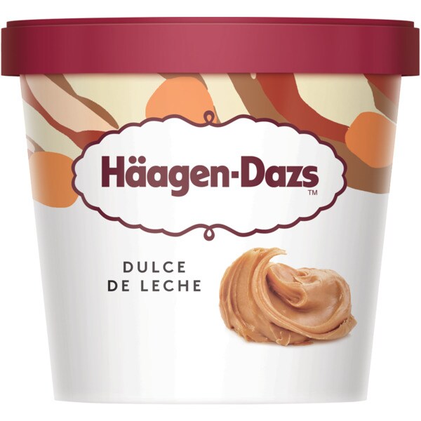 Haagen-Dazs Mini Gelado de Doce de Leite embalagem 95 ml