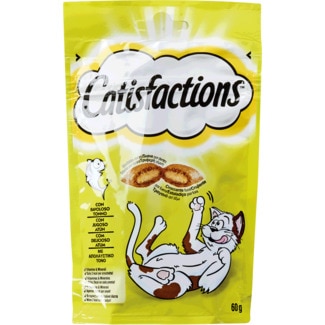 Snack para Gato com Atum embalagem 60 g - Catisfactions