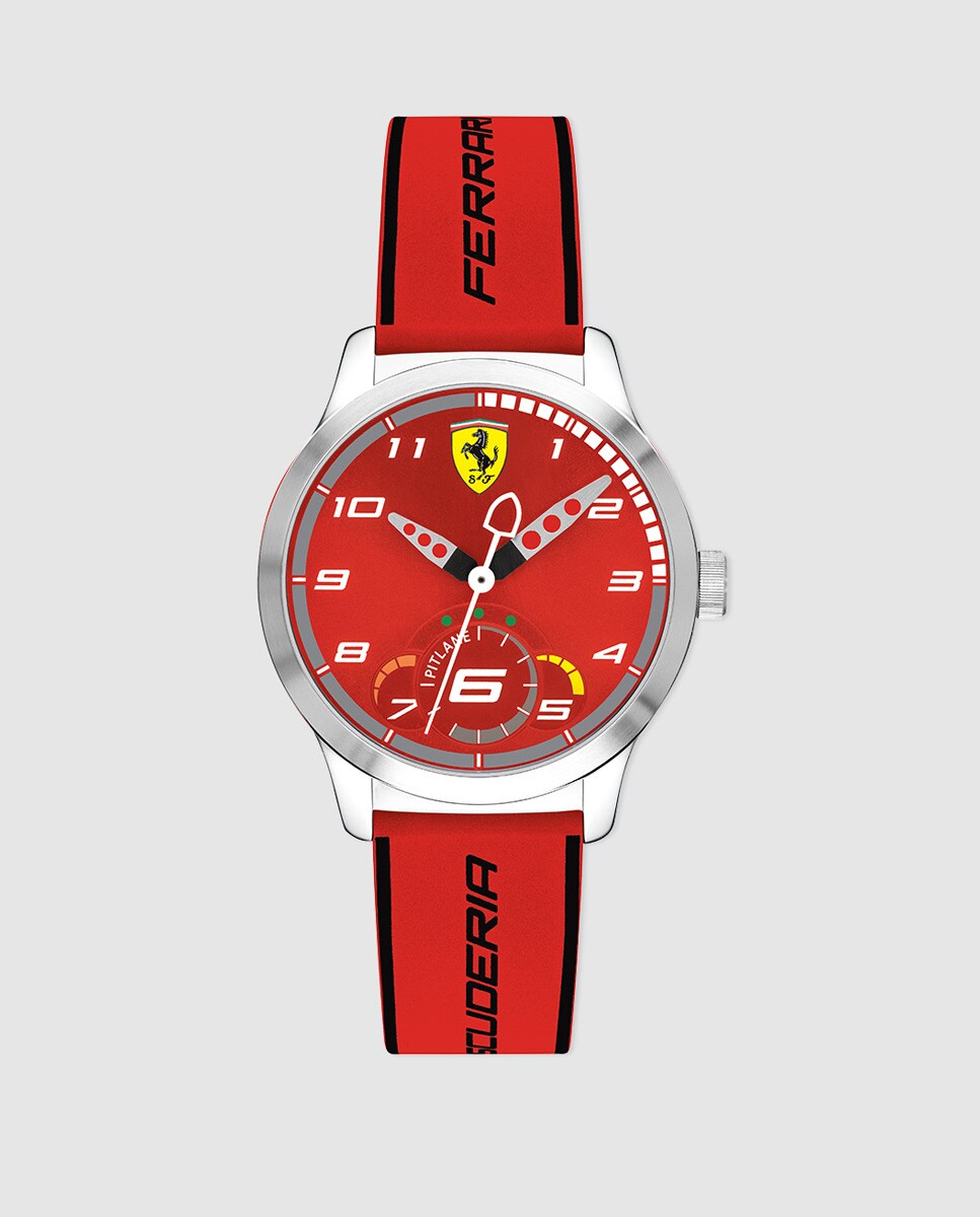 Ferrari - Reloj 0860004 De Silicona Rojo