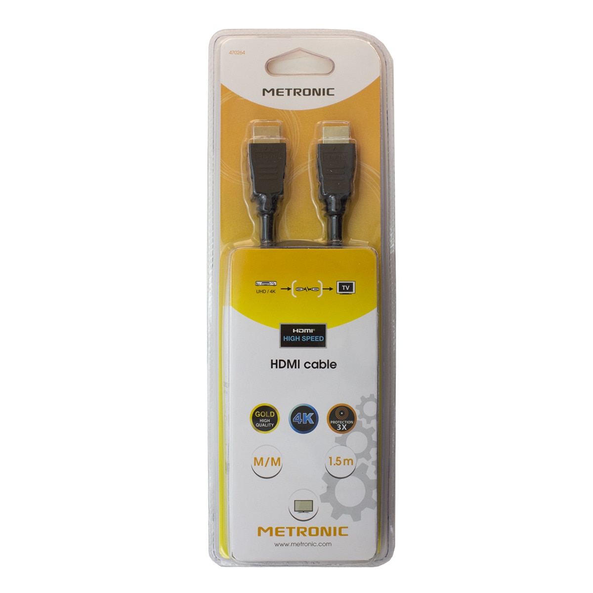 Cabo HDMI M-M Preto-2