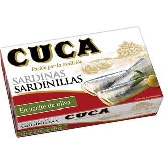 sardinillas en aceite de oliva lata 63 g neto escurrido - Cuca