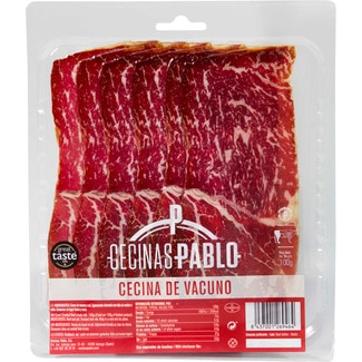 cecina de vacuno en lonchas sin gluten envase 100 g - Cecinas Pablo