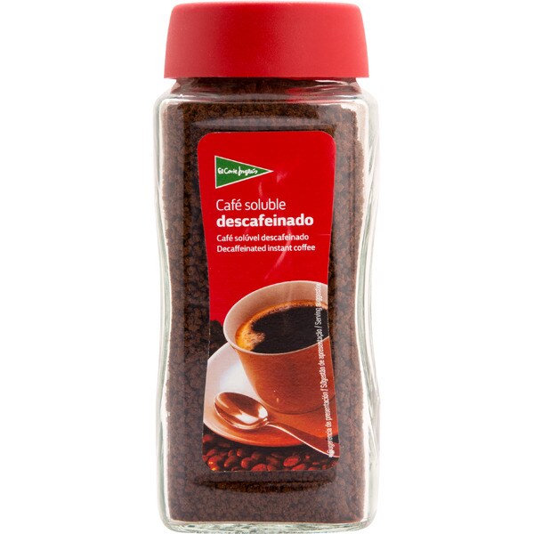 Comprar café soluble descafeinado frasco 100 g · EL CORTE