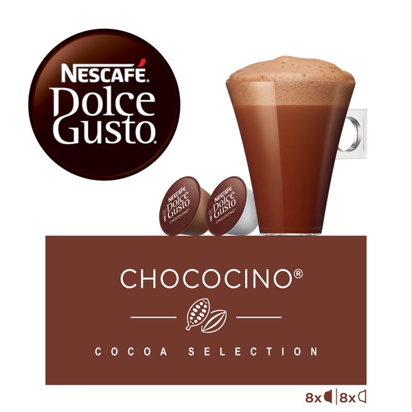 Cápsulas de Chocolate Quente Chococino embalagem 16 cápsulas
