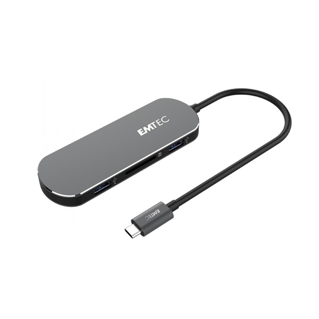 Imagen 0 de Hub Emtec T650C, USB-C 6 en 1
