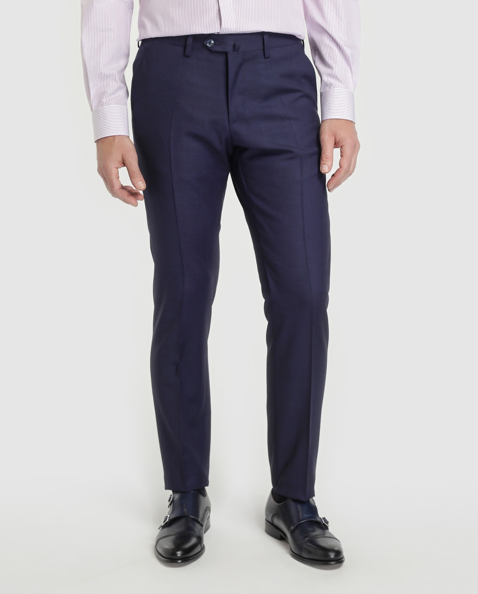 Traje de hombre Ceremonia Emidio Tucci regular azul con microdibujo · Emidio  Tucci · El Corte Inglés