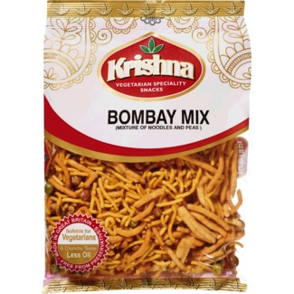 Aperitivos Bombay Mix embalagem 200 g - Krishna