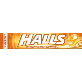 Rebuçados de Mel e Limão sem Açúcar embalagem 32 g - Halls
