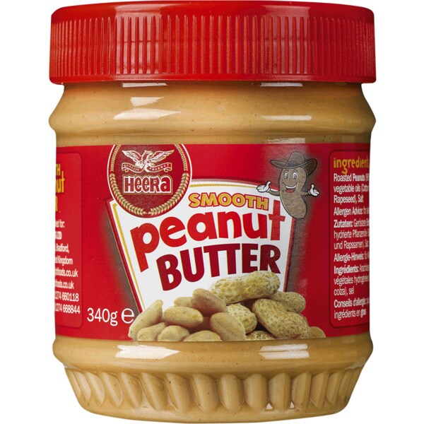 Heera Manteiga de Amendoim Suave frasco 340 g