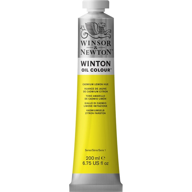 Imagem 0 de Tubo de Tinta a Óleo Winton Winsor & Newton 200 ml *Amarelo de Cádmio Limão