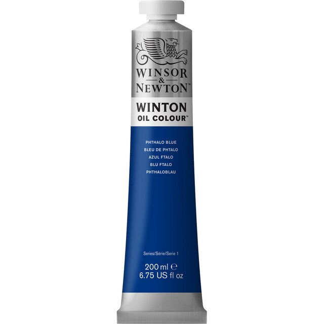 Imagem 0 de Tubo de Tinta a Óleo Winton Winsor & Newton 200 ml Azul Ftalo