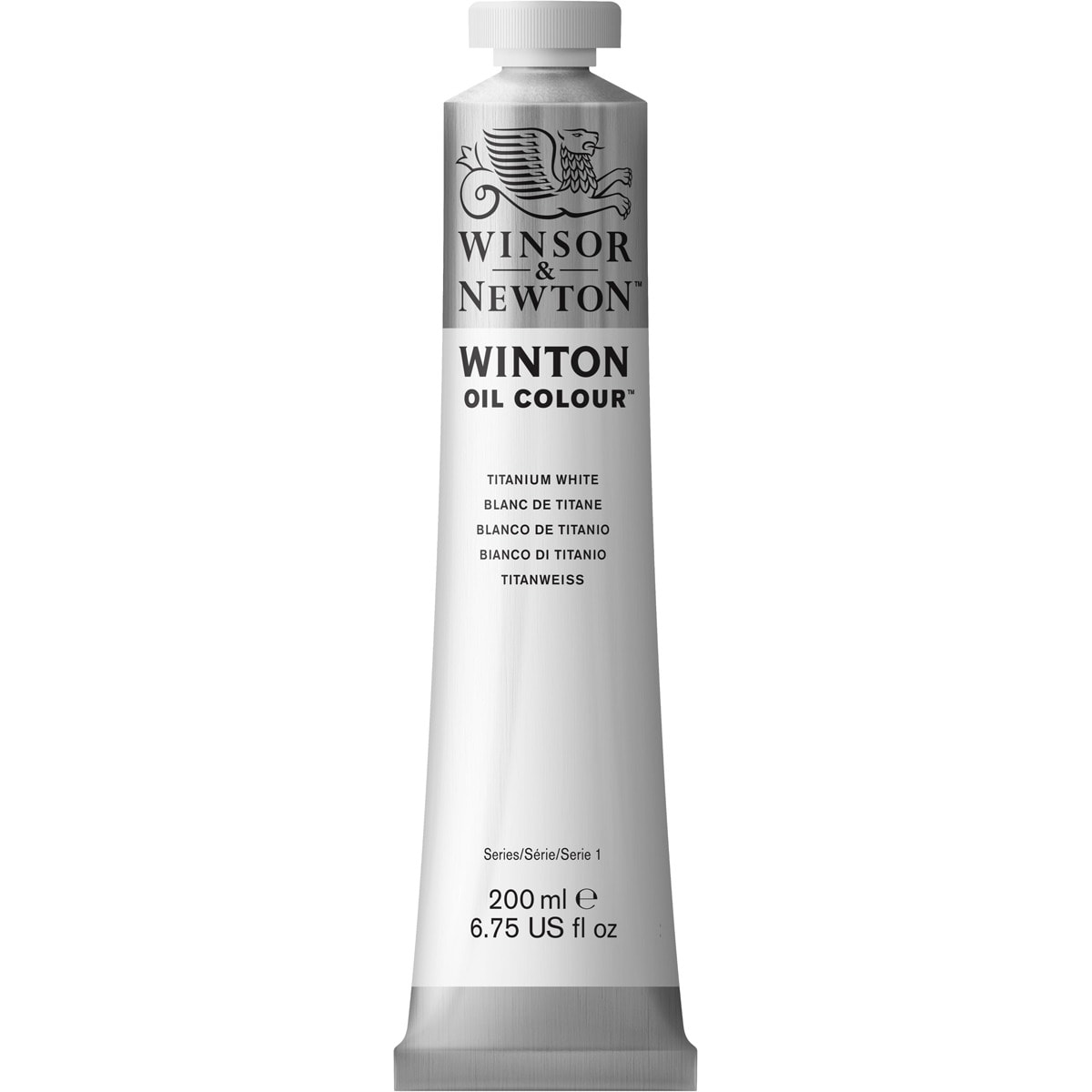 Tubo de Pintura a Óleo Winton Winsor & Newton 200 ml Branco Titânio 1