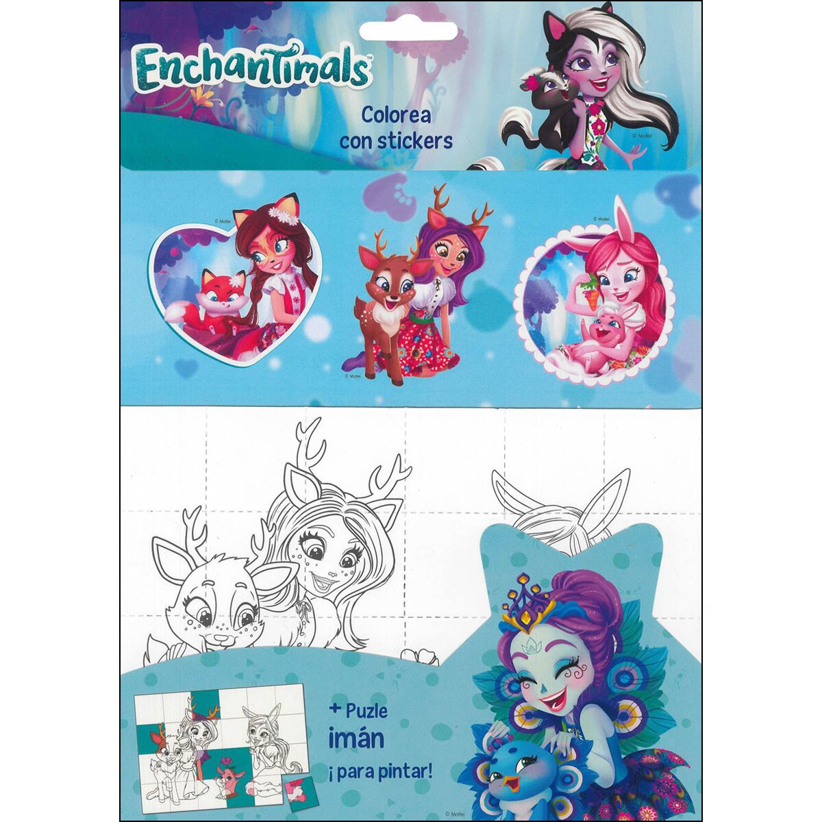 Enchantimals Colorea Con Stickers 1