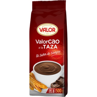 chocolate a la taza sin gluten paquete 500 g - Valor