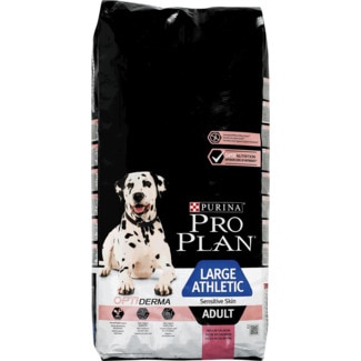Ração para Cão Adulto Grande e Atlético com OptiDerma para Pele Sensível Rica em Salmão embalagem 14 kg - Purina Pro Plan