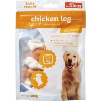 Snacks para Cão com Pernas de Galinha 100 g - Les Filous