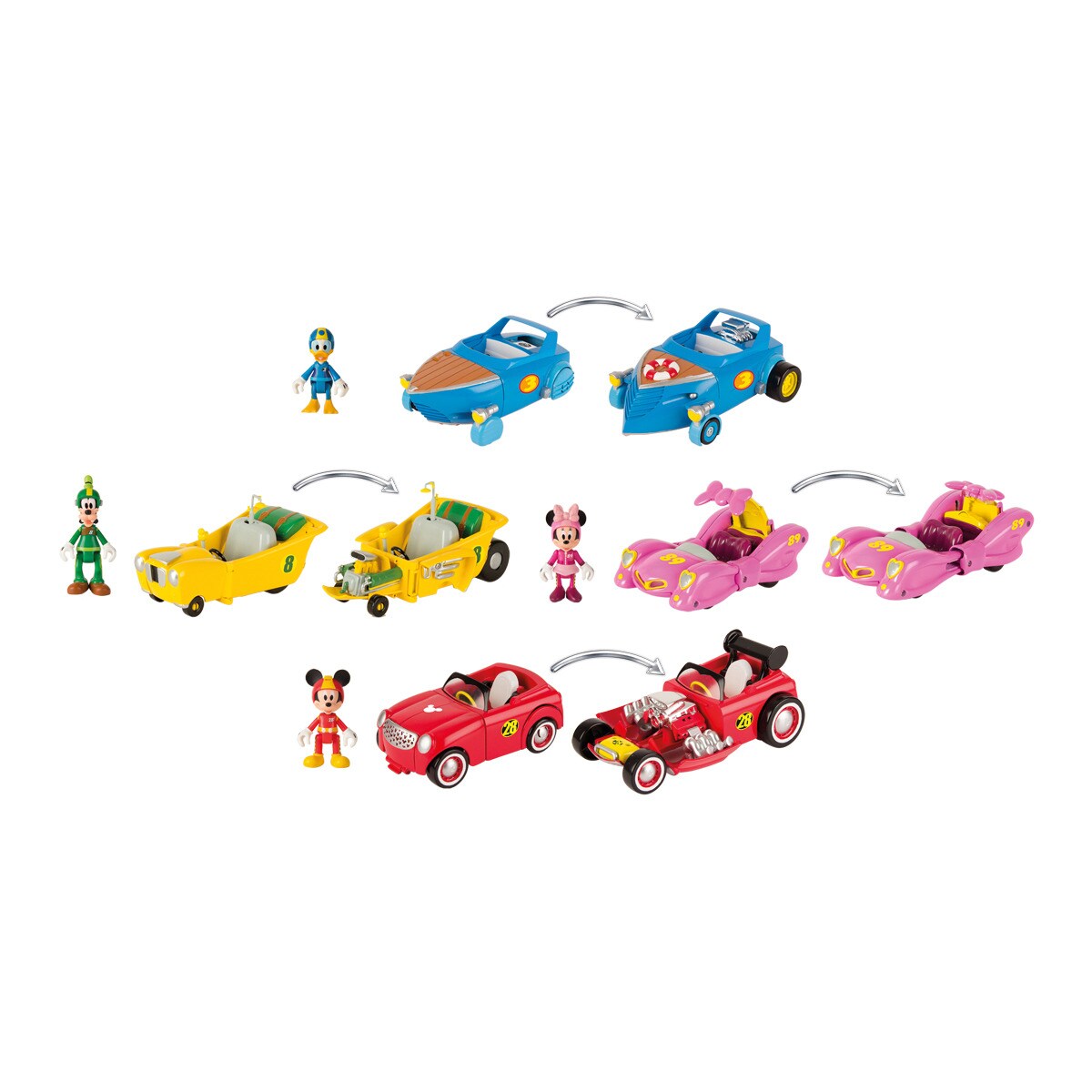 mini vehiculos mickey y los superpilotos