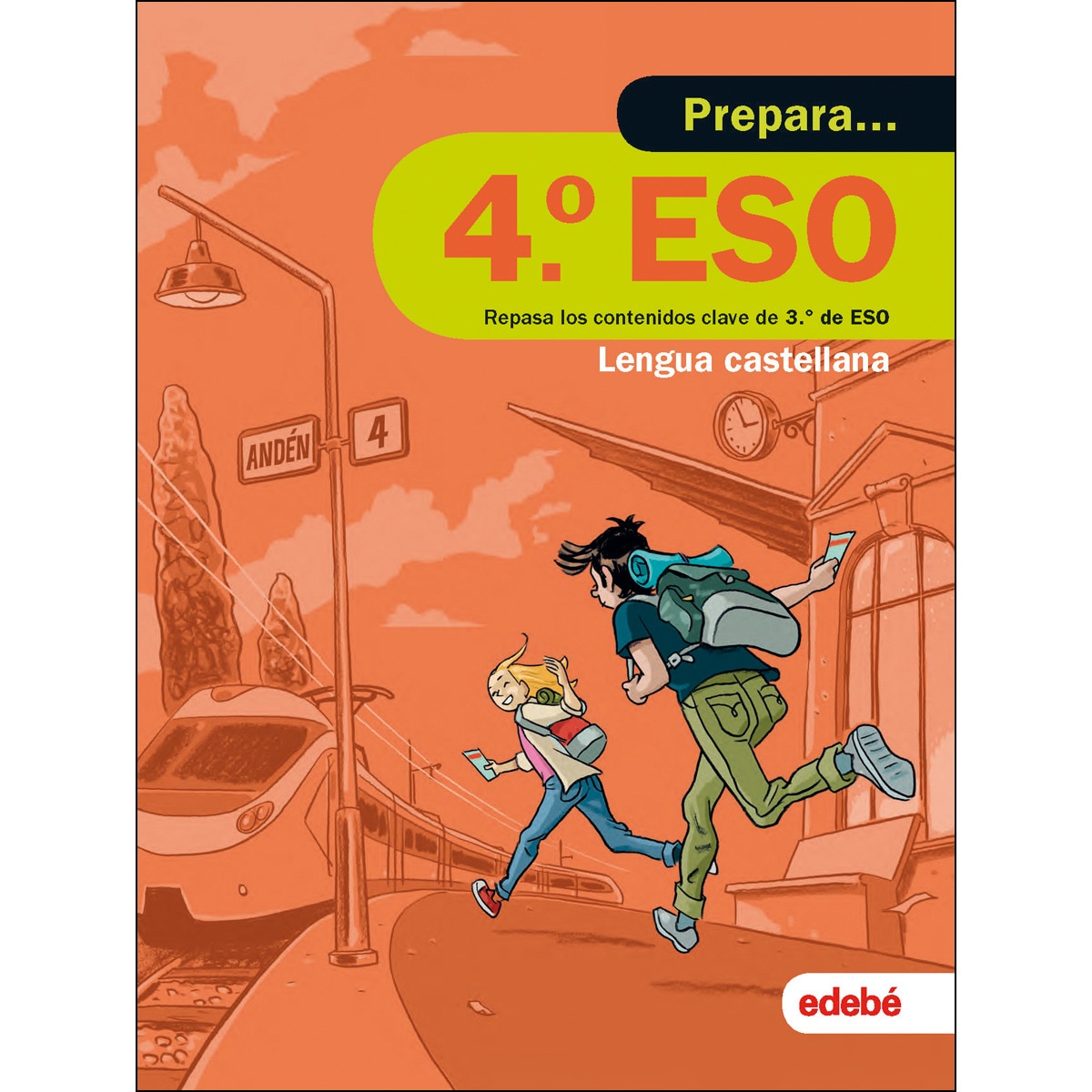 Imagen 0 de PREPARA LENGUA CASTELLANA 4.º ESO: Repasa los contenidos clave de 3.º de ESO de Lengua castellana  (Tapa blanda)