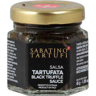 salsa a la trufa negra frasco 45 g - Sabatino Tartufi