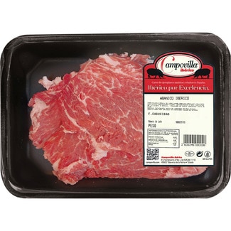 abanico de cerdo ibérico fresco peso aproximado bandeja 350 g - Campovilla