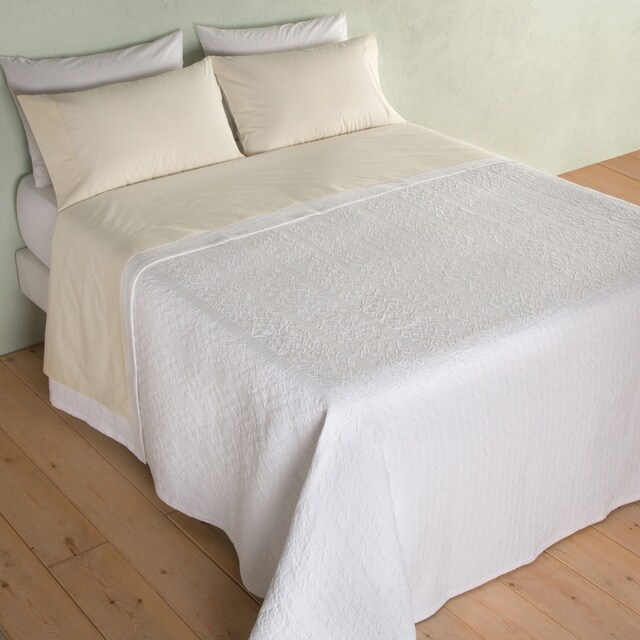 Colcha blanca algodón lavado Road El Corte Inglés · El Corte Selección colchas Primeriti