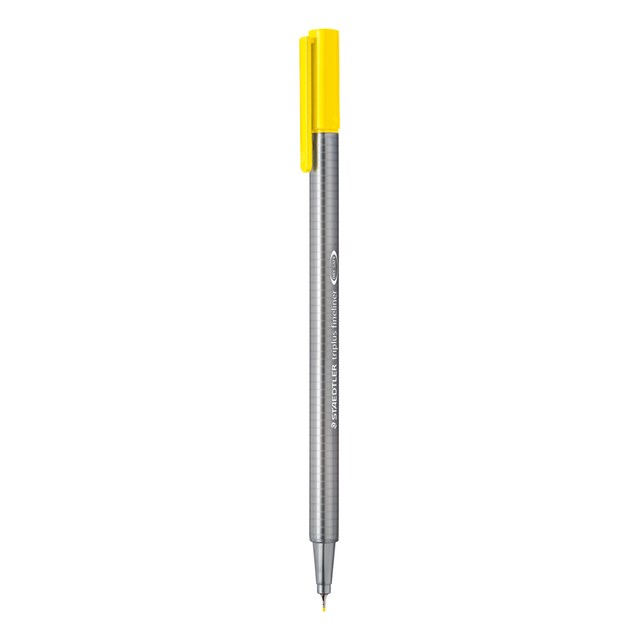 Imagen 0 de Rotulador Triplus Staedtler Fineliner Amarillo