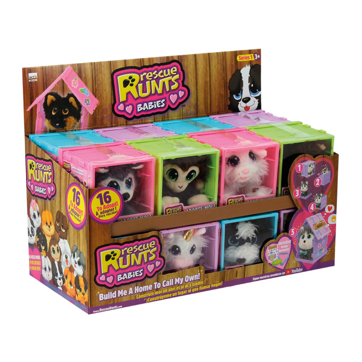 Peluches Babies Rescue Runts · Bandai · Hipercor