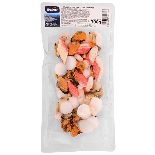Brasmar Salada de Marisco sem Cascas embalagem 300 g