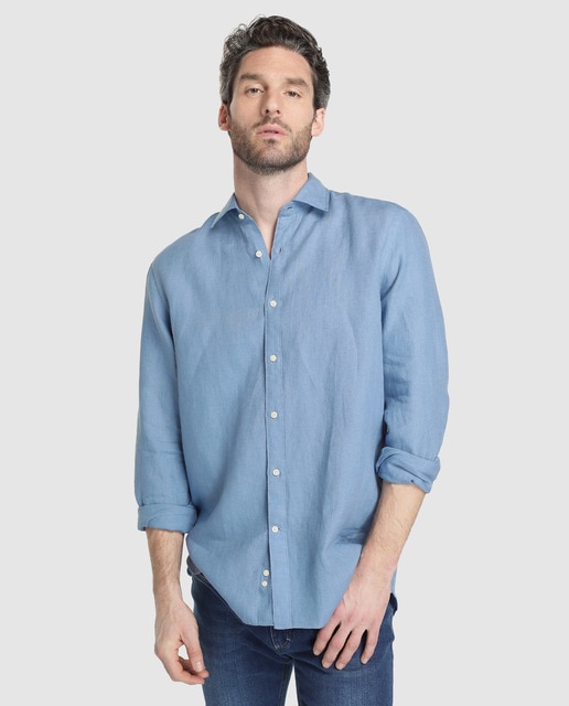 Camisa de lino de hombre Emidio Tucci cl